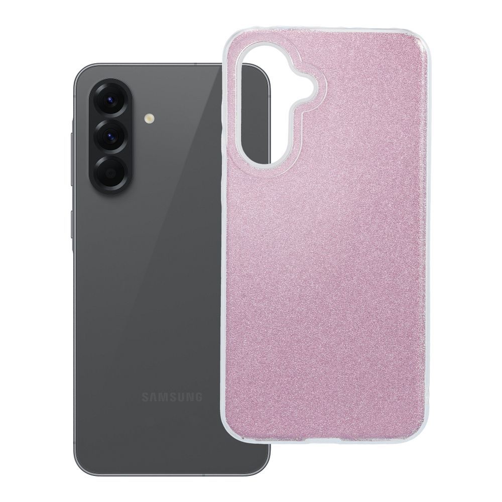 Чехол для Samsung A56 5G Shining розовый