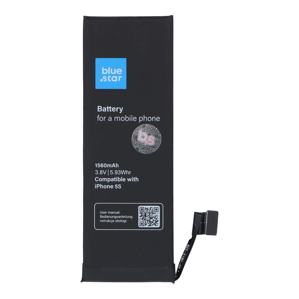 Baterija iPhone 5S 1560 mAh Blue Star HQ