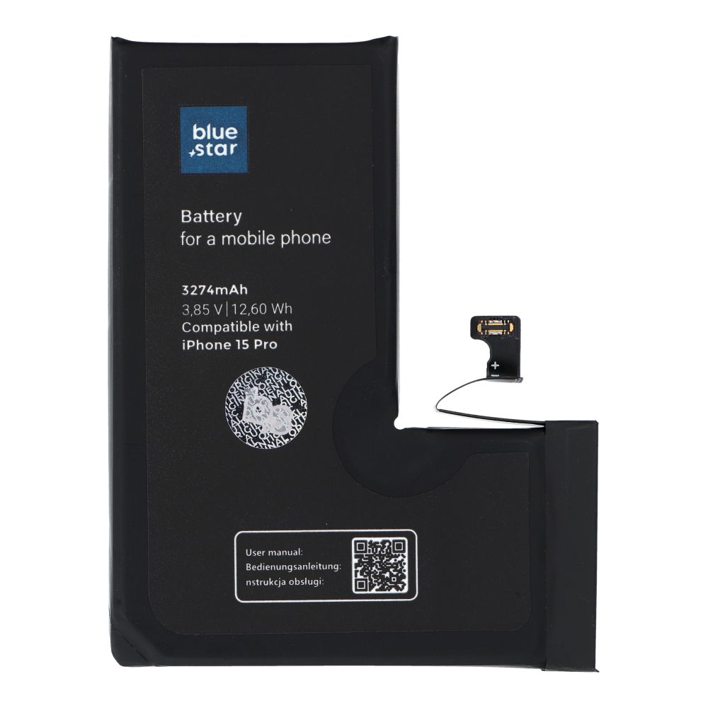 Baterija iPhone 15 PRO 3274 mAh Blue Star HQ