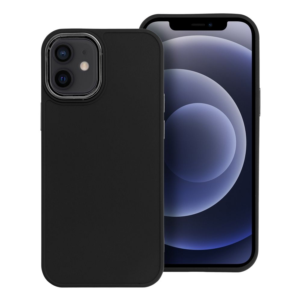 FRAME dėklas telefonui IPHONE 12 Mini juoda