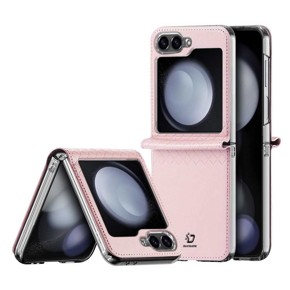 Dėklas Dux Ducis Bril Samsung F741 Z Flip6/F761 Z Flip7 FE rožinis
