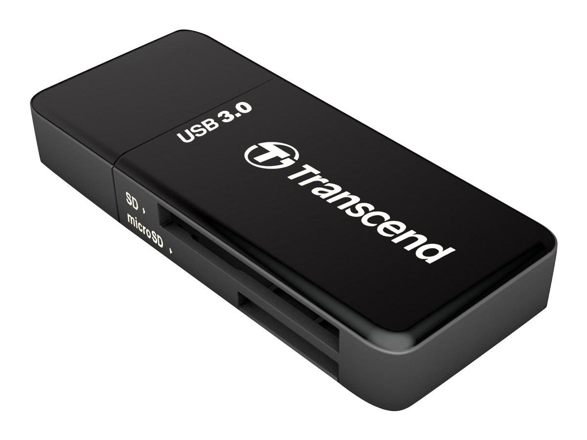 Transcend USB 3.0 atminties kortelių skaitytuvas juodas TS-RDF5K