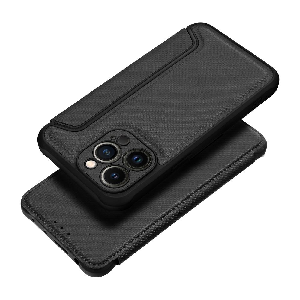 Dėklas telefonui Razor Book skirtas iPhone 17 - juodas