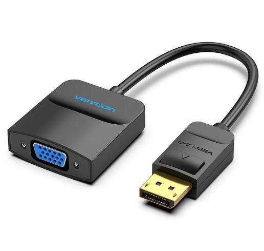 Адаптер DP — VGA 0.15М чёрный HBFBB VENTION