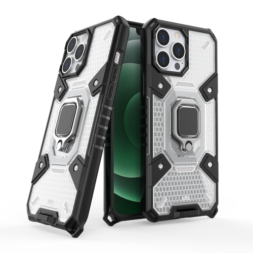 Dėklas "Capsule Ring Case" skirtas Apple iPhone 13 Pro skaidrus