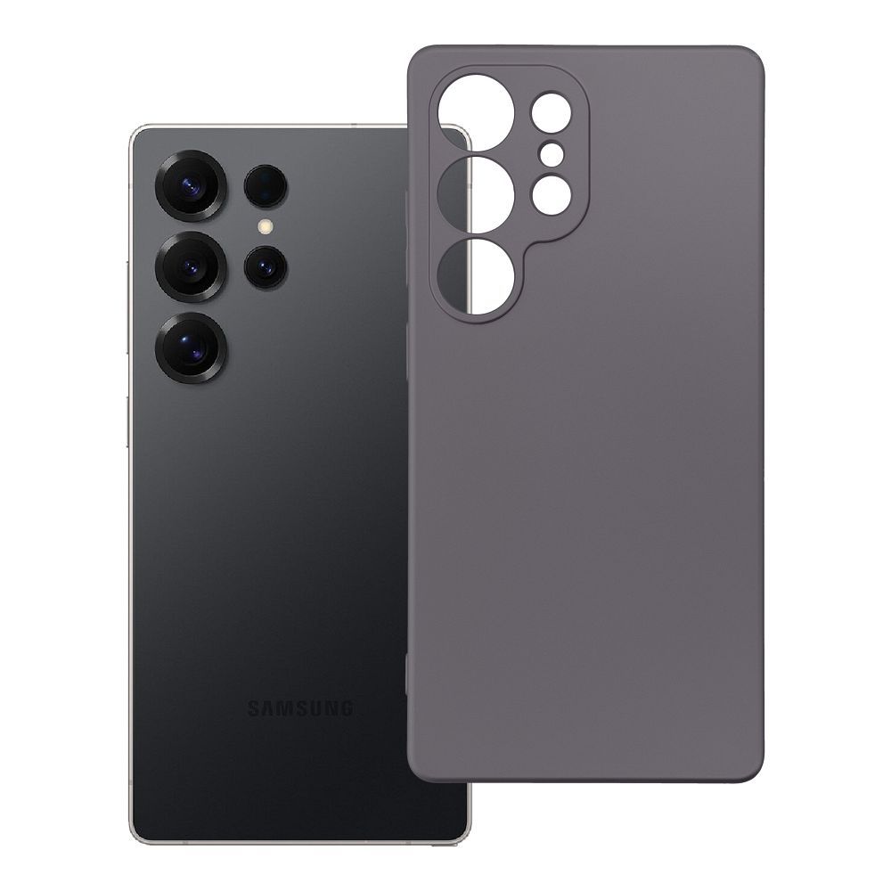 METALLIC dėklas telefonui SAMSUNG S25 Ultra pilkas