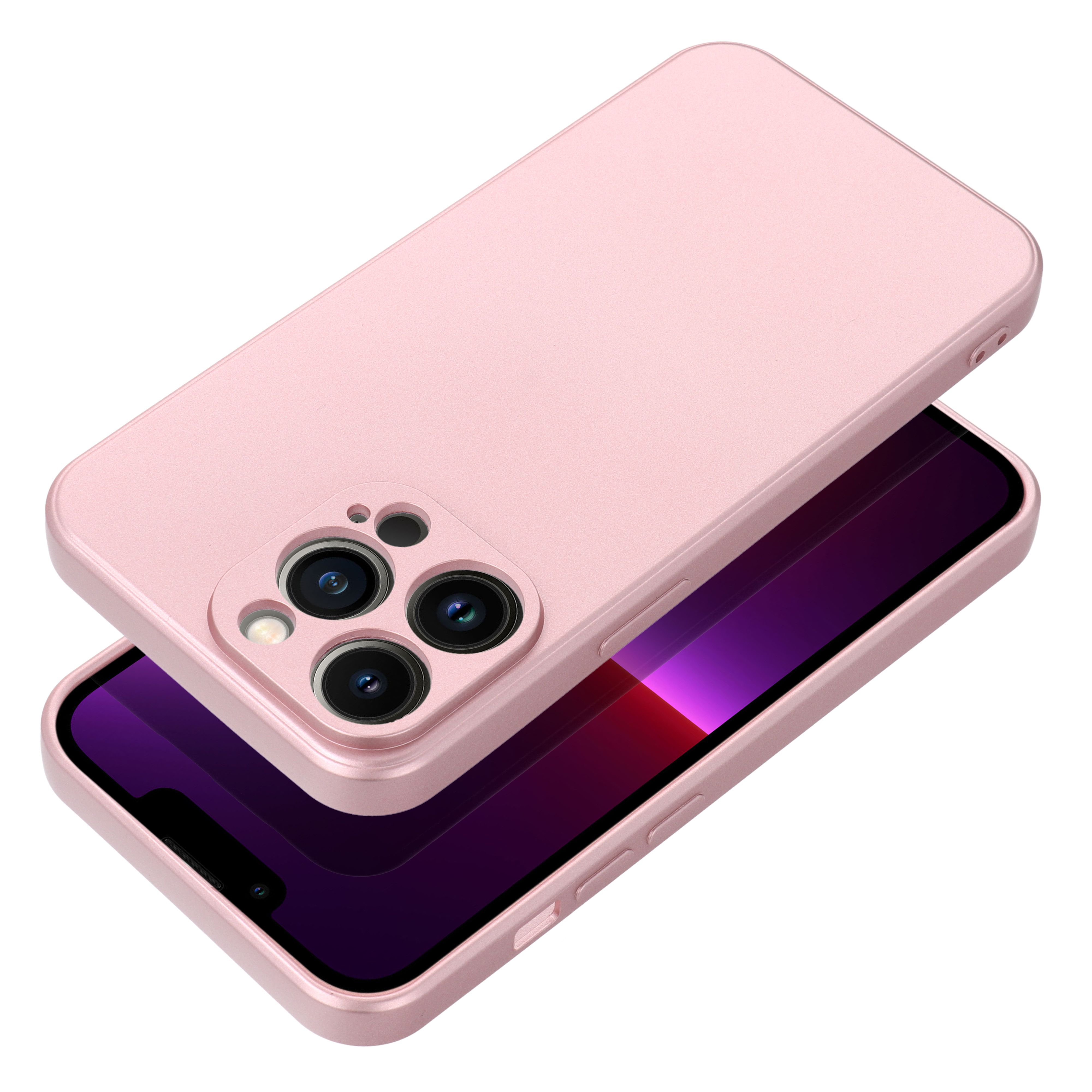 METALLIC dėklas telefonui IPHONE 17 rožinis