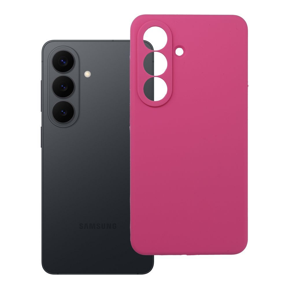 Dėklas SILIKONAS 2mm SAMSUNG S26 rožinis