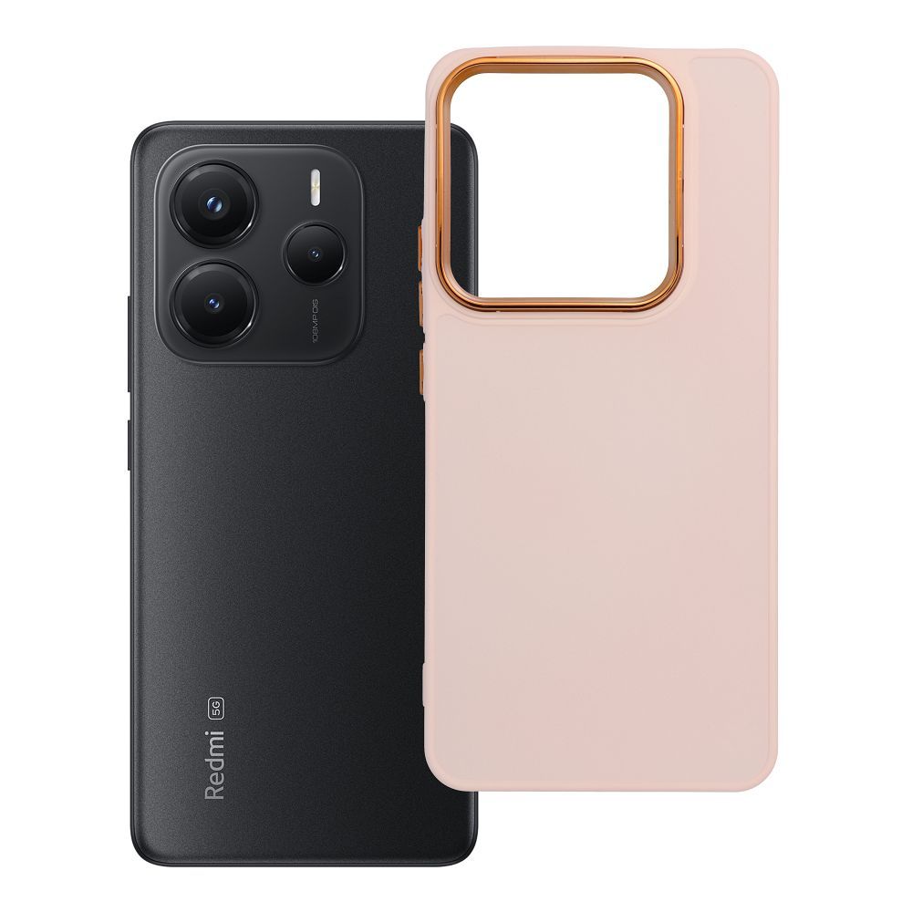 FRAME dėklas telefonui XIAOMI Redmi Note 14 5G pudros rožinė