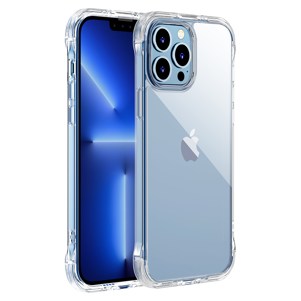 Joyroom Defender Series чехол для iPhone 13 Pro Max прочный с крючками и подставкой прозрачный (JR-BP956)