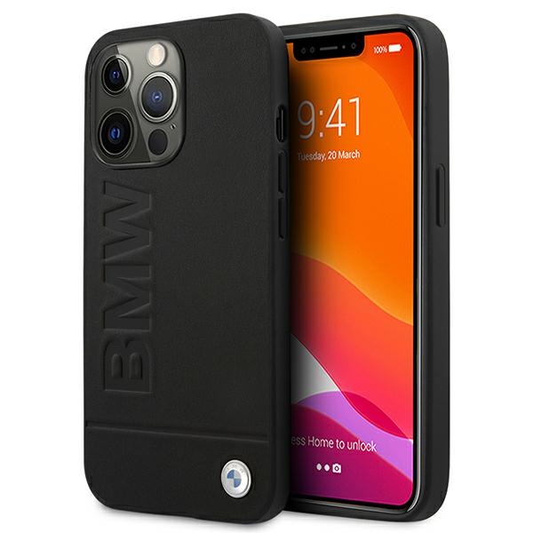 BMW Signature Logo Imprint чехол для iPhone 13 Pro Max - чёрный