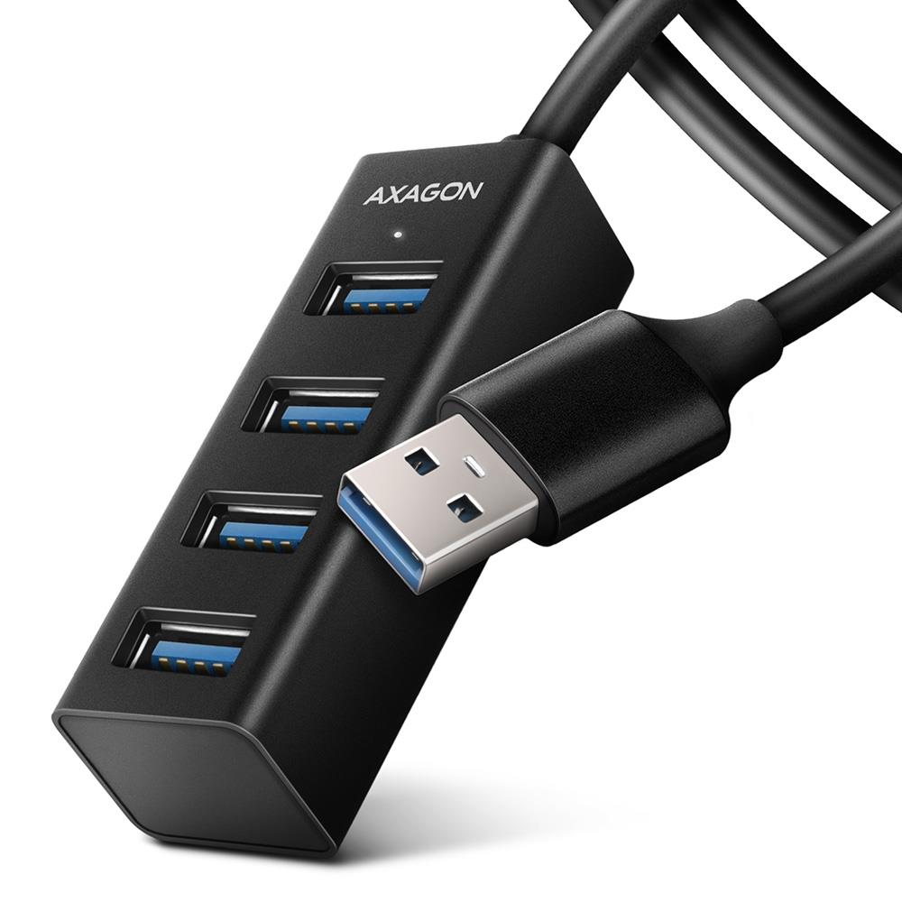 Axagon USB3.2 šakotuvas 4 jungtys mini 1.2m HUE-M1AL