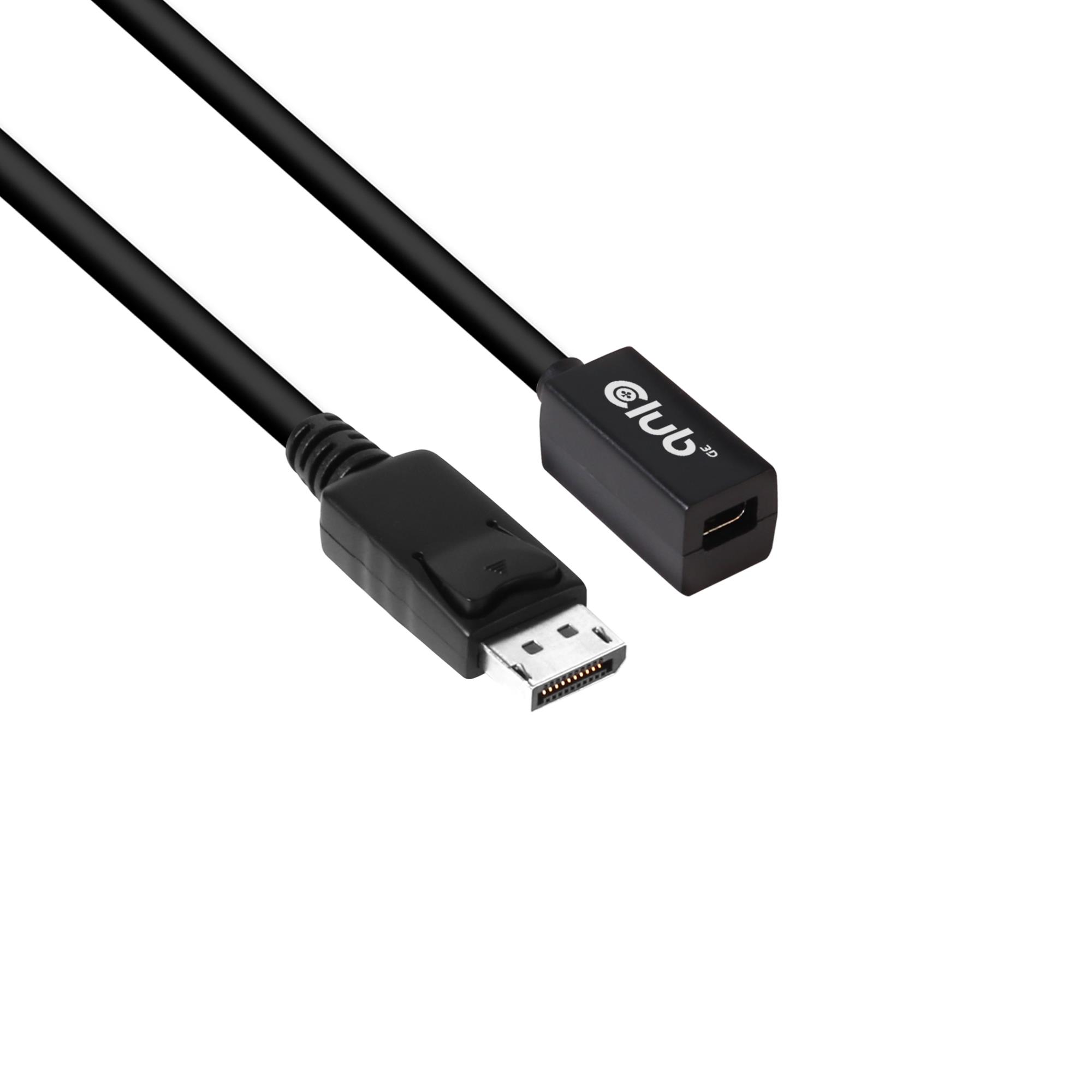KABELIS MINI DP Į DP 1M/M/F CAC-1120 CLUB3D