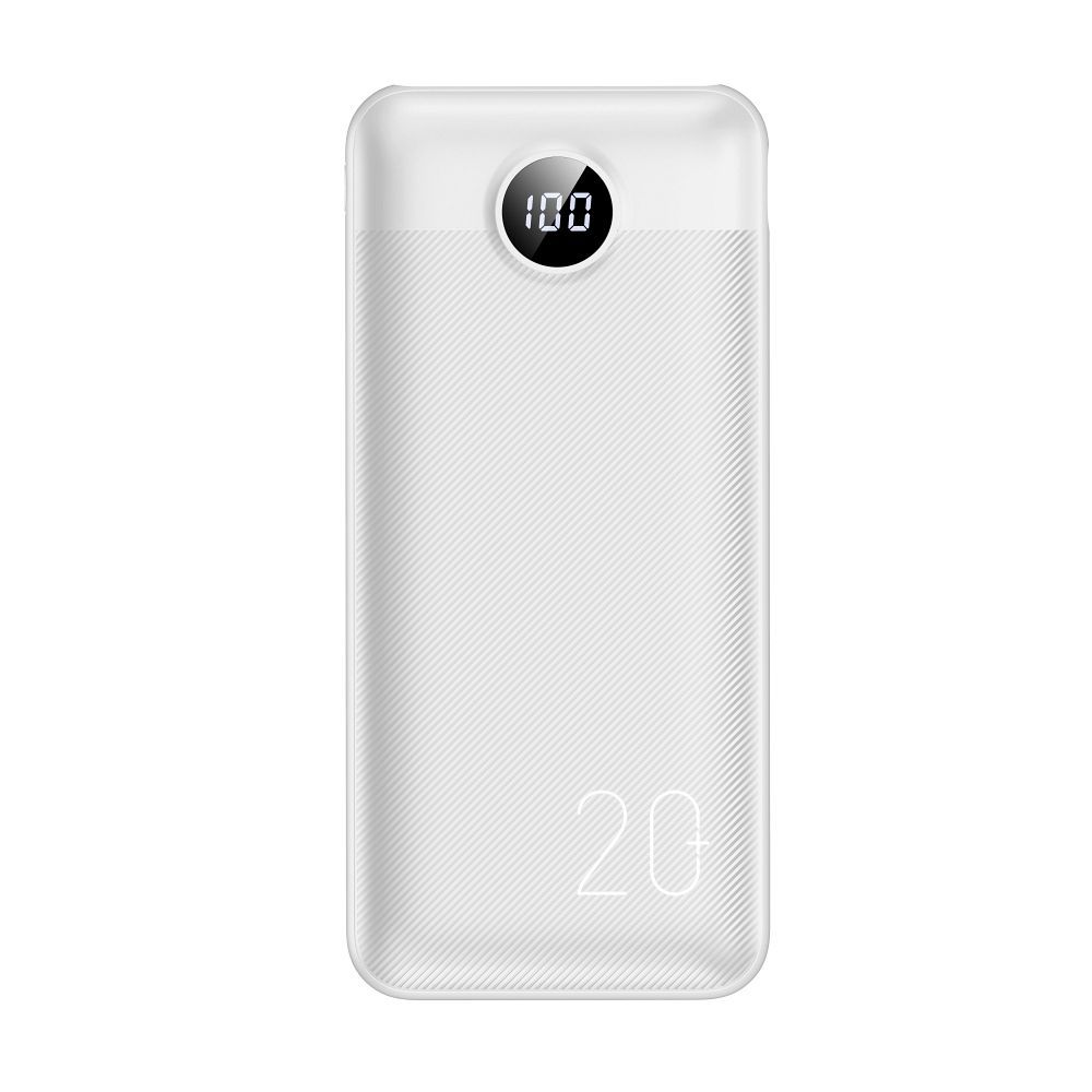 Išorinė baterija VEGER 20000 mAh PD QC3.0 2A20W L20S (VP2039PD / W2039PD) balta