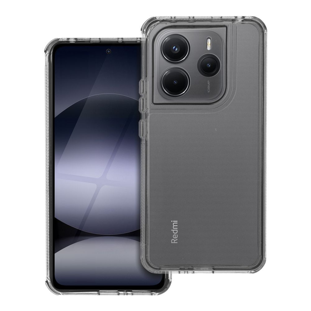 MATRIX CLEAR dėklas telefonui XIAOMI Redmi Note 14 5G juodas