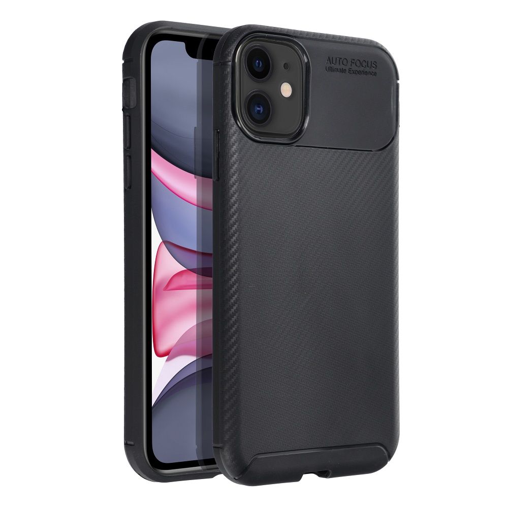 Dėklas telefonui CARBON PREMIUM IPHONE 11 juodas
