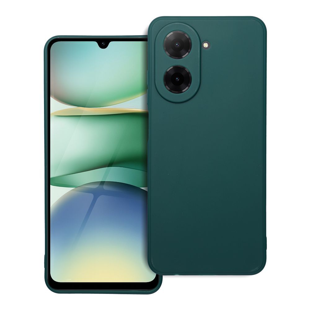 Dėklas Matt TPU Xiaomi Redmi A5/Poco C71 (171,7x77,8x8,26) tamsiai žalias