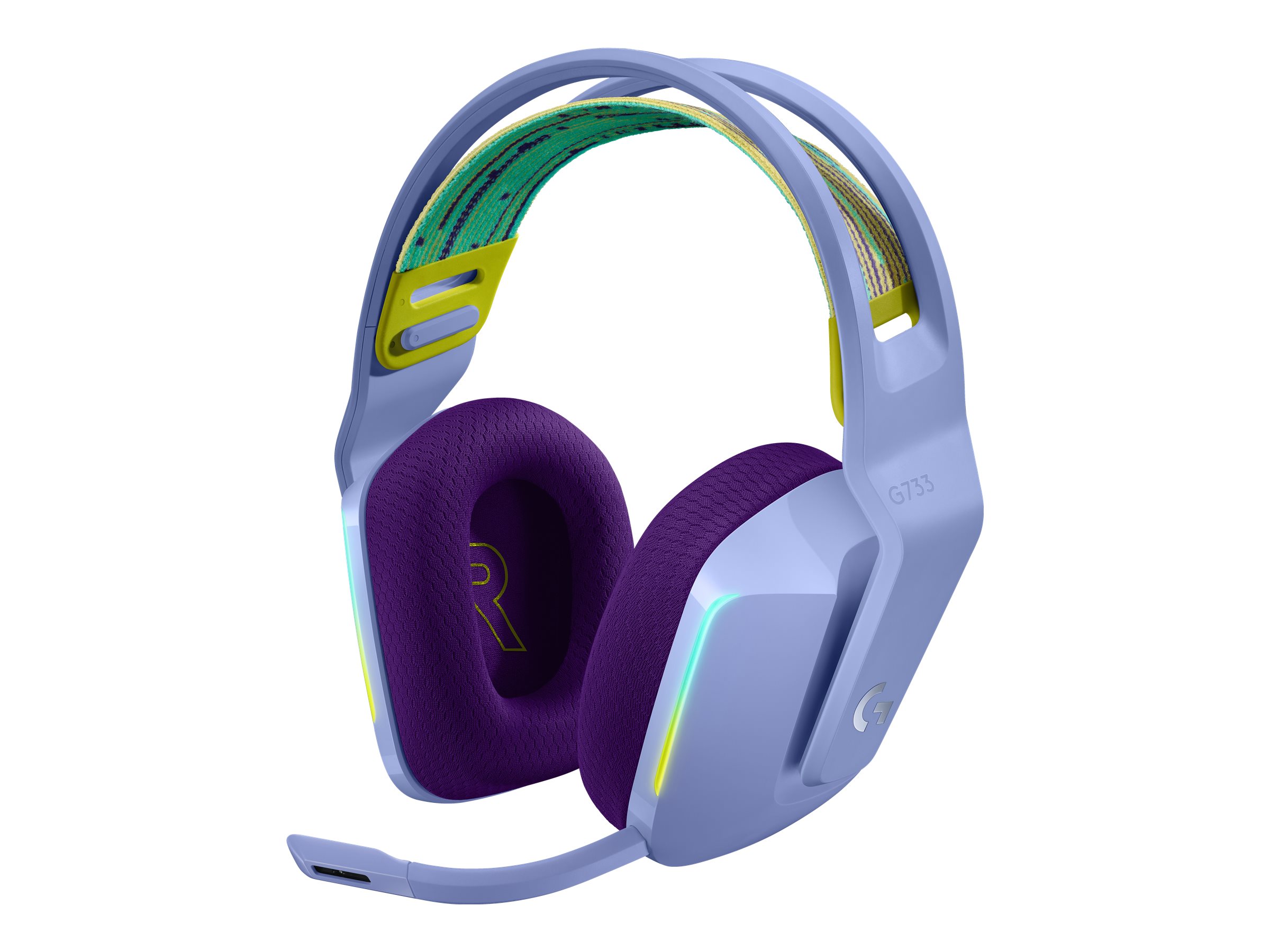 LOGI G733 LightSpeed Ausinės alyvinė