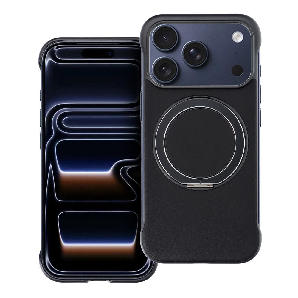 Dėklas EDGE FREE suderinamas su MagSafe skirtas IPHONE 17 Air juodas