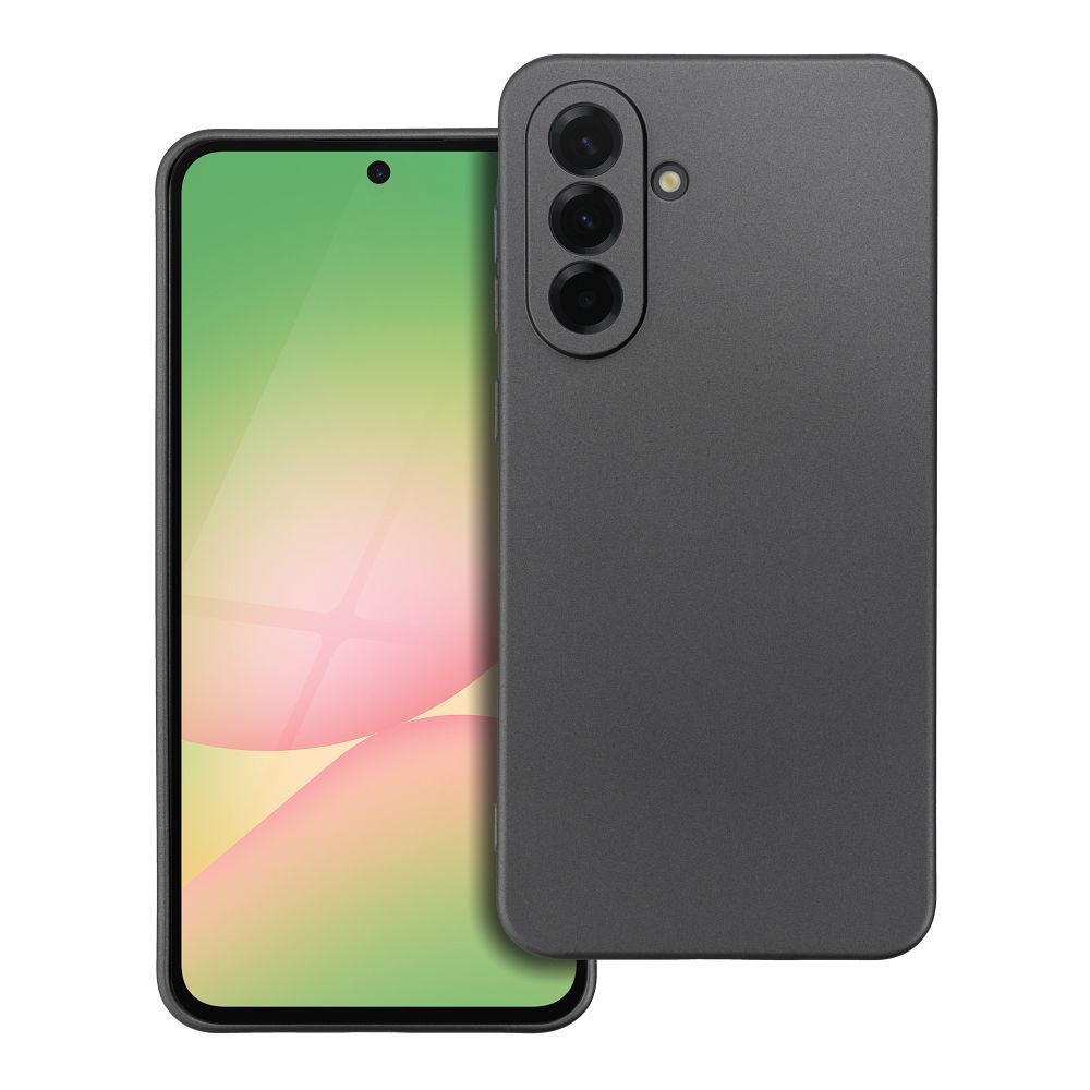 METALLIC dėklas telefonui SAMSUNG A56 5G pilkas