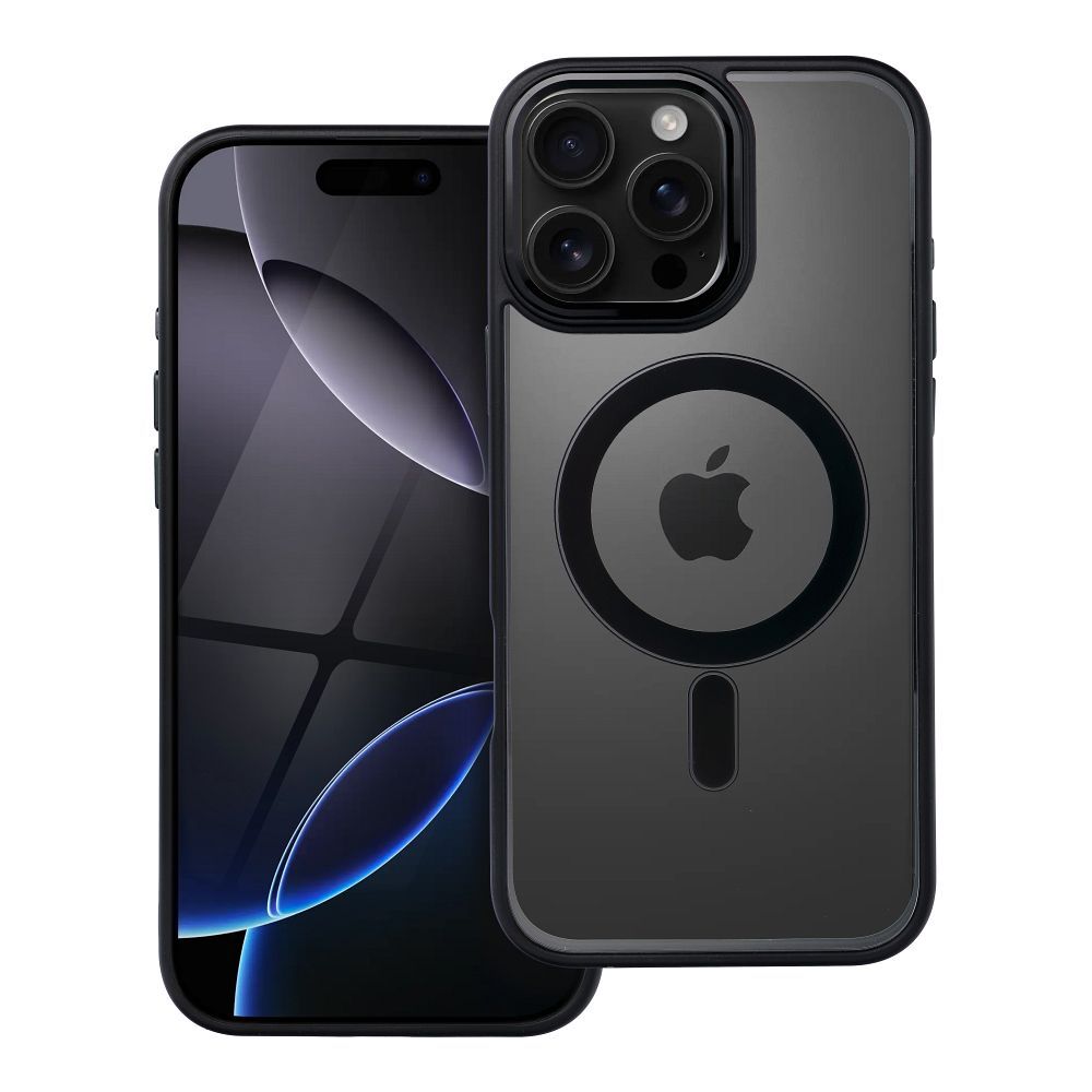Dėklas Color Edge Mag Cover (MagSafe) skirtas iPhone 16 Pro Max juodas