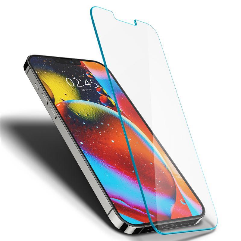 Spigen Glas.tR EZ Fit Privacy grūdintas stiklas iPhone 13 Pro Max - 2 vnt.