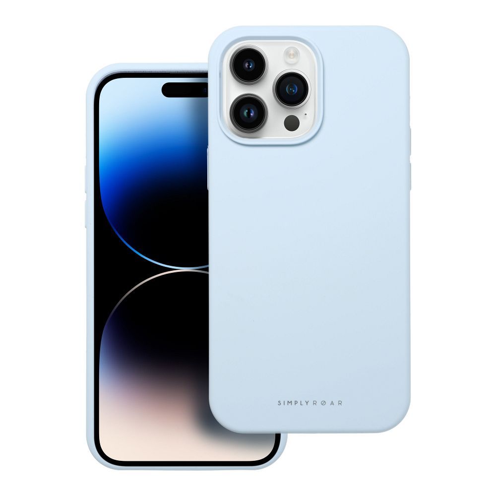 ROAR dėklas CLOUD SKIN telefonui IPHONE 14 Pro Max šviesiai mėlynas