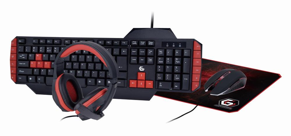 Klaviatūra USB GAMING KIT ENG/ULTIMATE GGS-UMG4-02 GEMBIRD