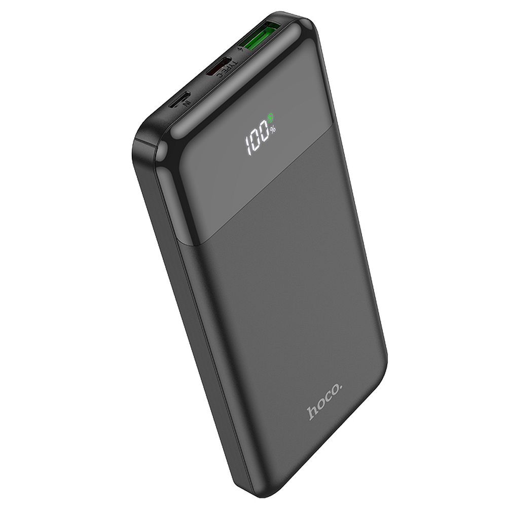 Išorinė baterija (f) Hoco 10000 mAh QC3.0 PD 3A 20W J102 juoda