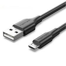 Laidas USB2.0 į Micro-B 2m juodas Vention