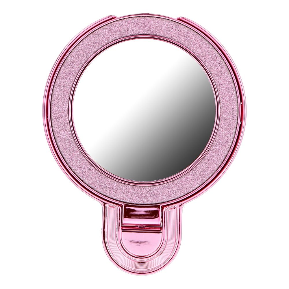 Telefonų stovas CIRCLE MIRROR - klijuojamas - rožinis
