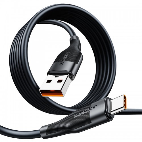 USB laidas Joyroom S-1060M12 juodas Type-C 100cm (iki 6A)