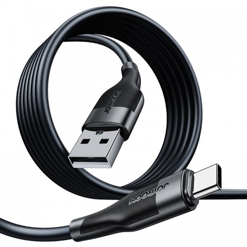 USB laidas Joyroom S-1030M12 juodas Type-C 100cm (iki 3A)