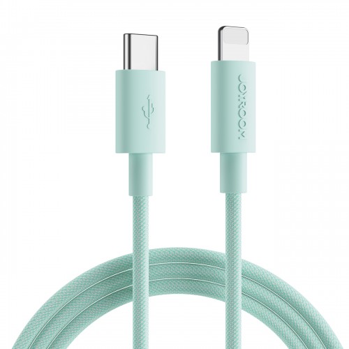 USB laidas Joyroom S-2024M13 žalias Type-C / Lightning 200cm (iki 20W)