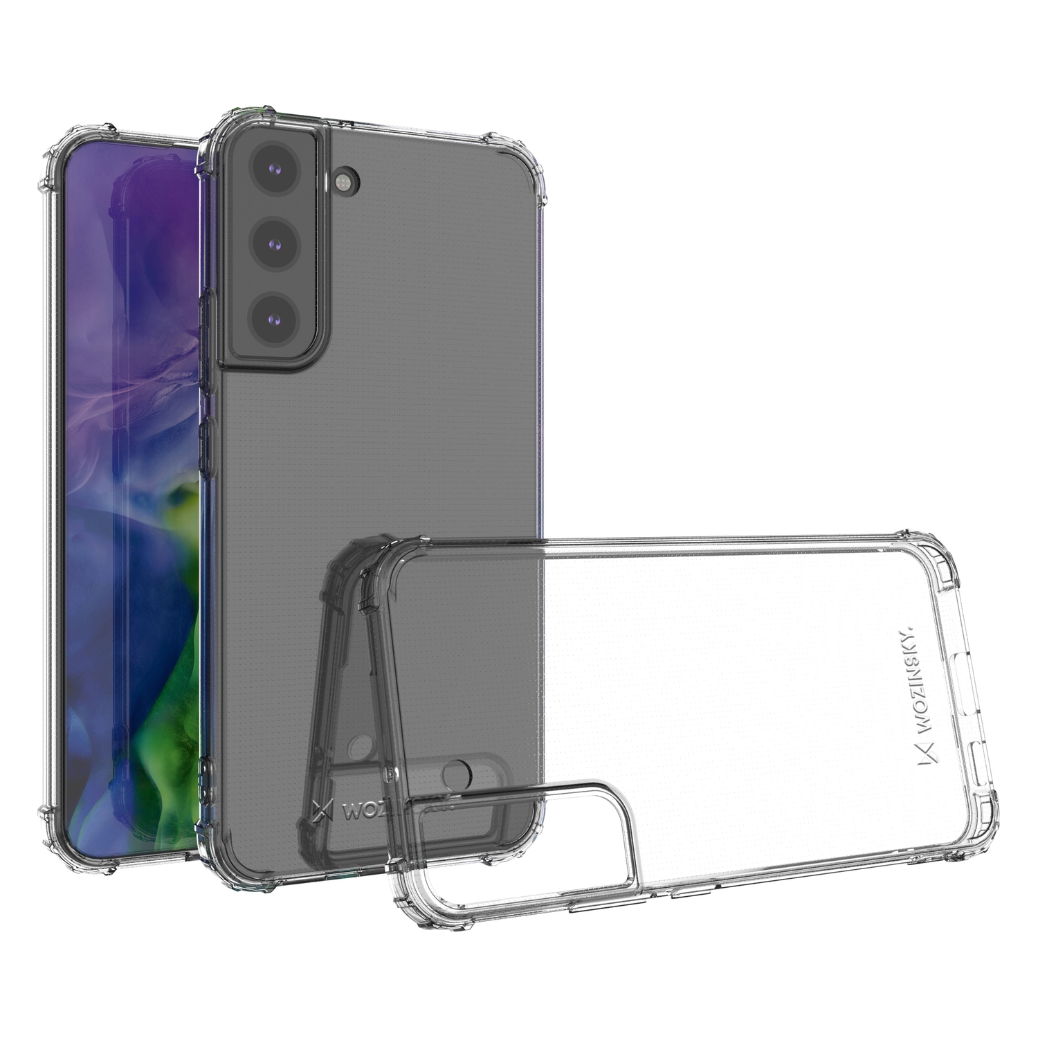 Wozinsky antišokinis apsauginis dėklas Samsung Galaxy S22+ (S22 Plus) skaidrus