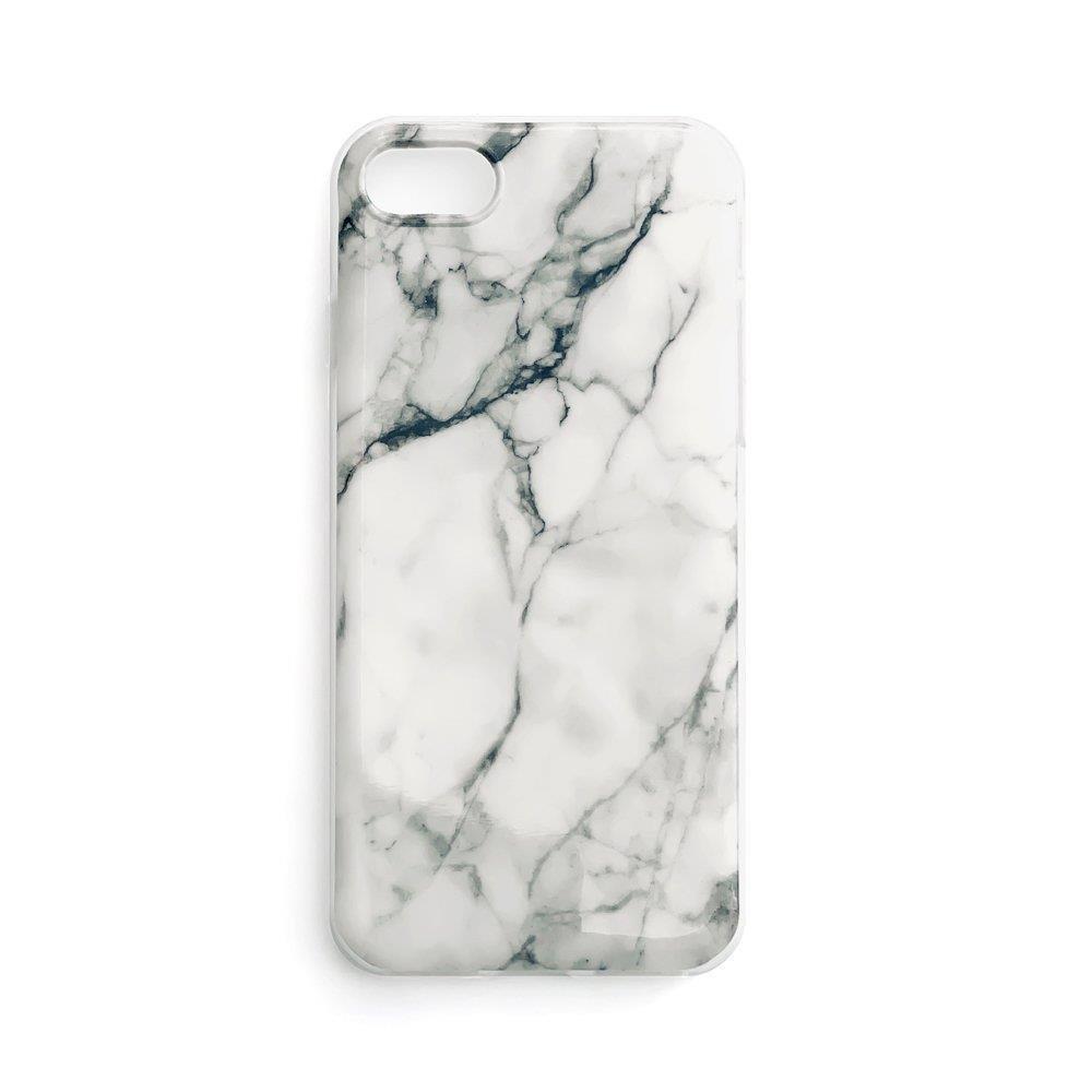 Wozinsky Marble gelinis dėklas marmurinis Samsung Galaxy S22 Ultra balta