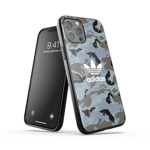 Adidas OR SnapCase Camo dėklas telefonui iPhone 12 Pro Max - mėlynas ir juodas