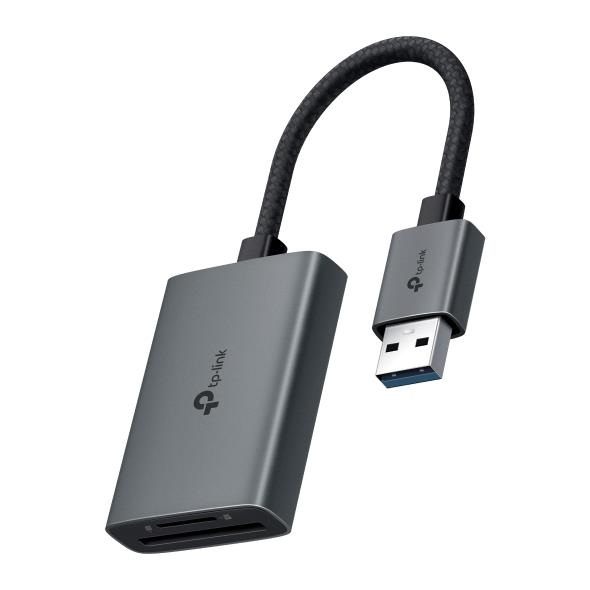 TP-Link UA430 kortelių skaitytuvas USB 3.2 Gen 1 (3.1 Gen 1) Type-C Pilka