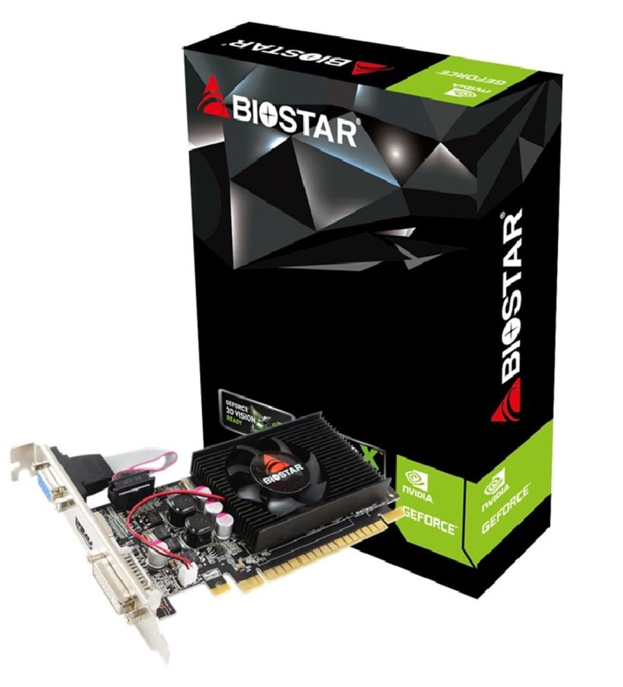 Biostar GeForce 210 vaizdo plokštė NVIDIA 1 GB GDDR3