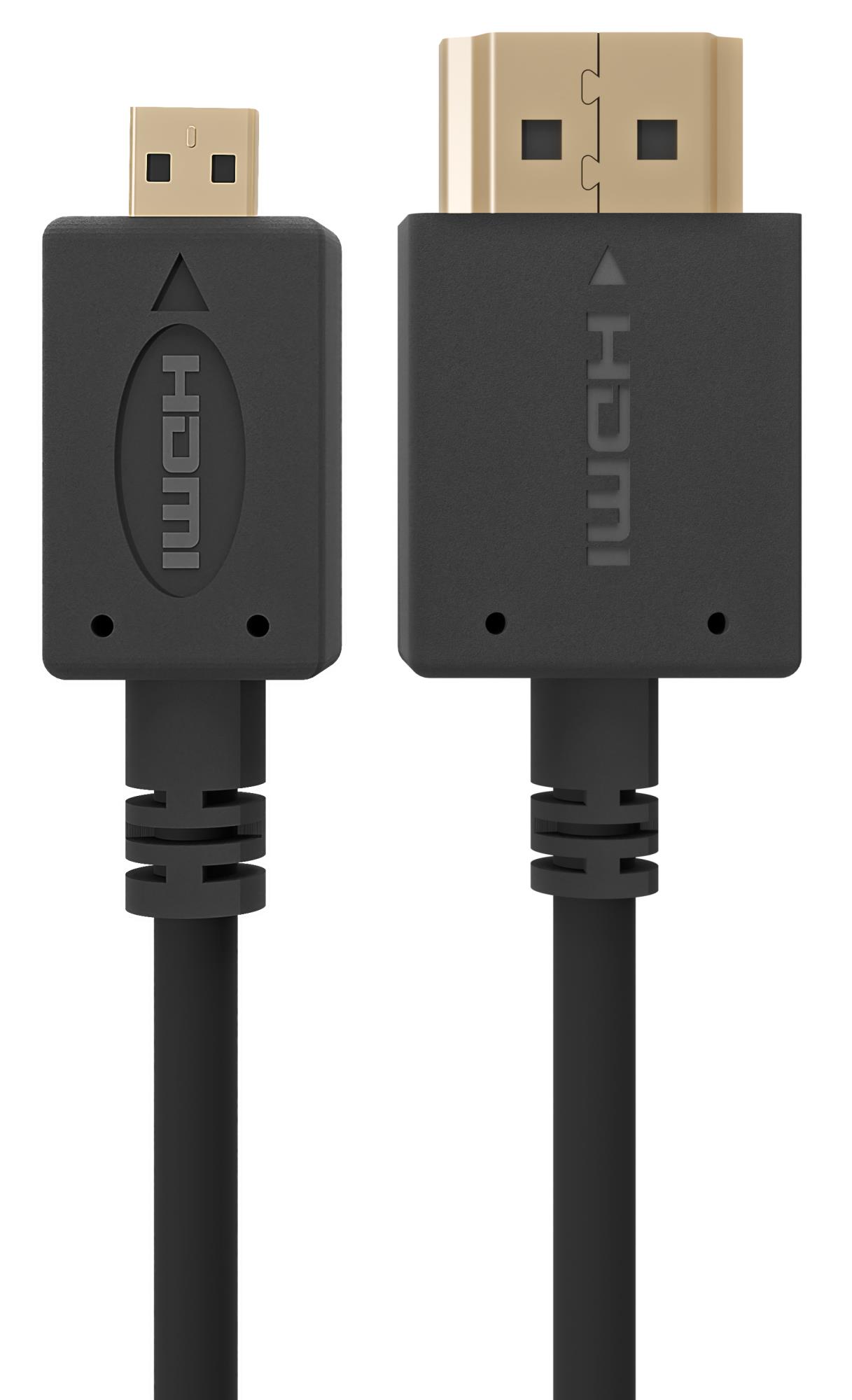 GEMBIRD HDMI-Micro HDMI Laidas 3M V2.0 juodas CC-HDMID-10