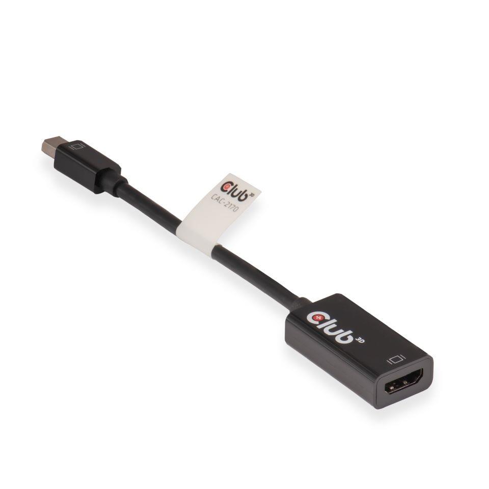 I/O ADAPTERIS MINI DP Į HDMI/M/F CAC-2170 CLUB3D