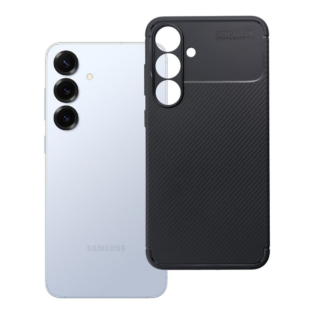 Dėklas telefonui CARBON PREMIUM SAMSUNG S25 Plus juodas