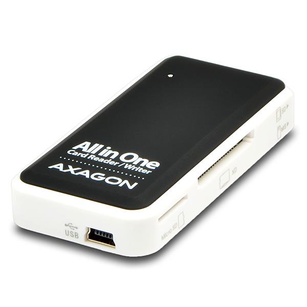 Axagon mini atminties kortelių skaitytuvas 5 lizdai USB2.0 0.1m CRE-X1