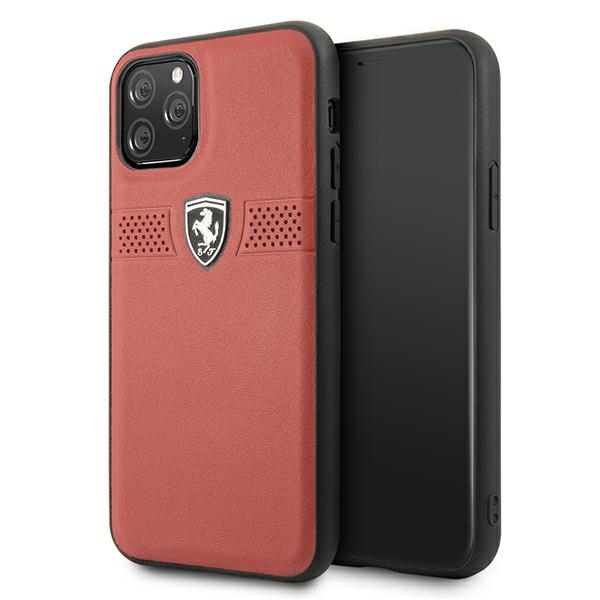 Ferrari FEOBAHCN58RE iPhone 11 Pro 5.8" красный/красный жёсткий чехол Off Track Leather