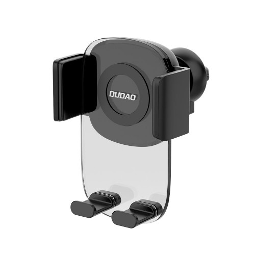 Automobilinis laikiklis Dudao F8 Max juodas (ne magnetinis / ventiliacijos grotelės)