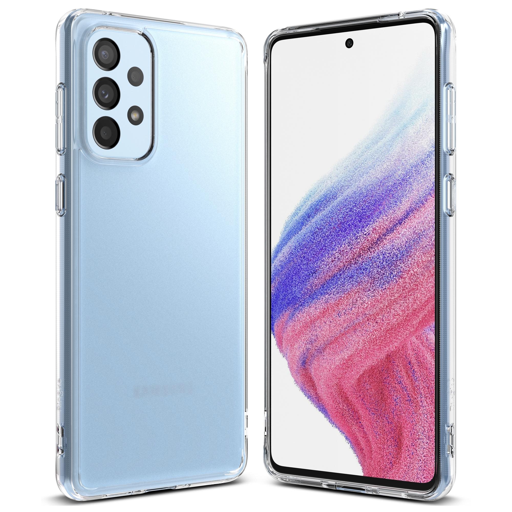 Ringke Fusion Matte TPU dėklas su pusiau permatomu geliniu rėmeliu Samsung Galaxy A73