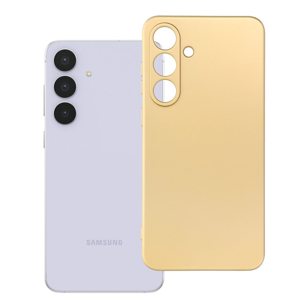 METALLIC dėklas SAMSUNG S25 FE - auksinė