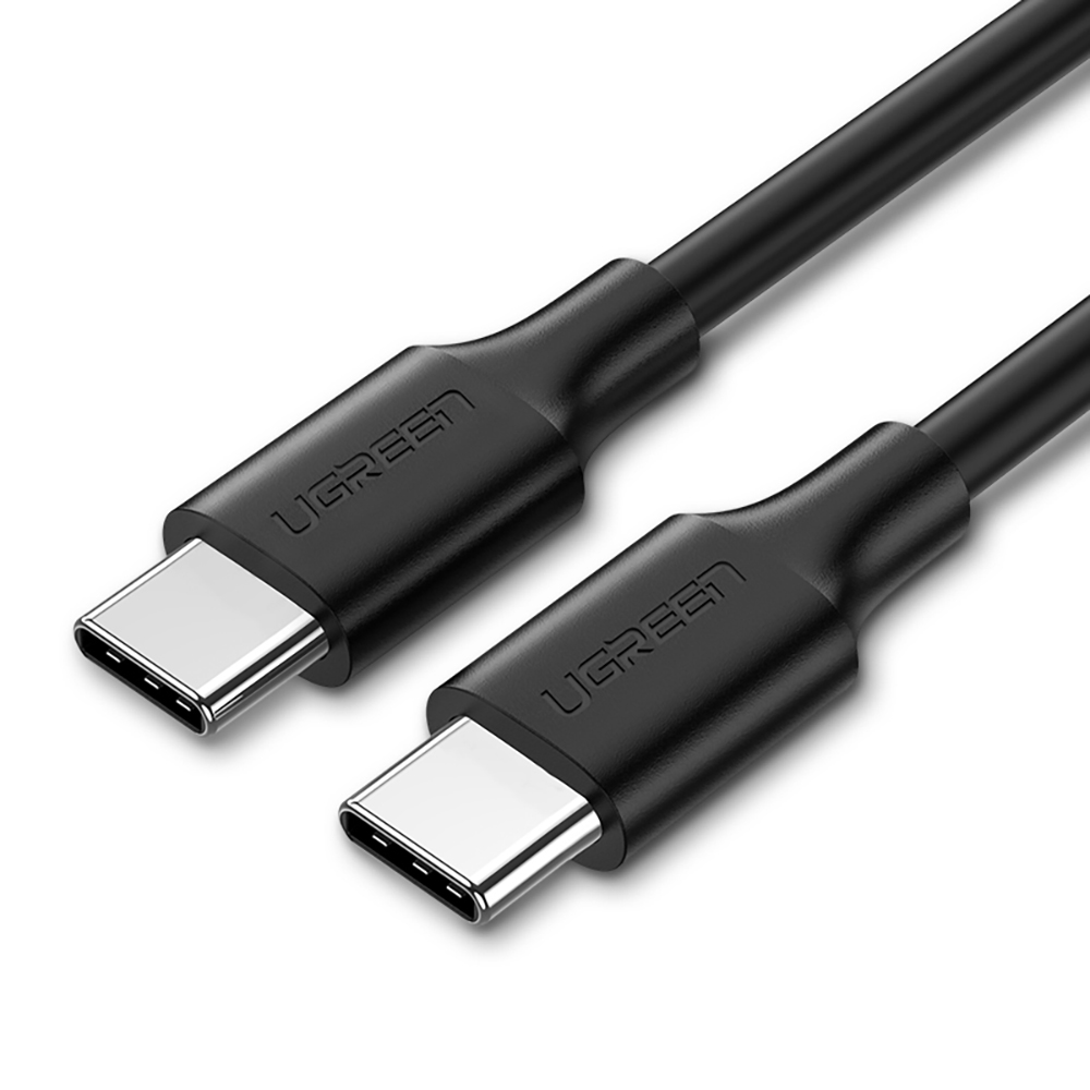 Ugreen US286 USB-C - USB-C 3A 480Mb/s laidas 3m juodas