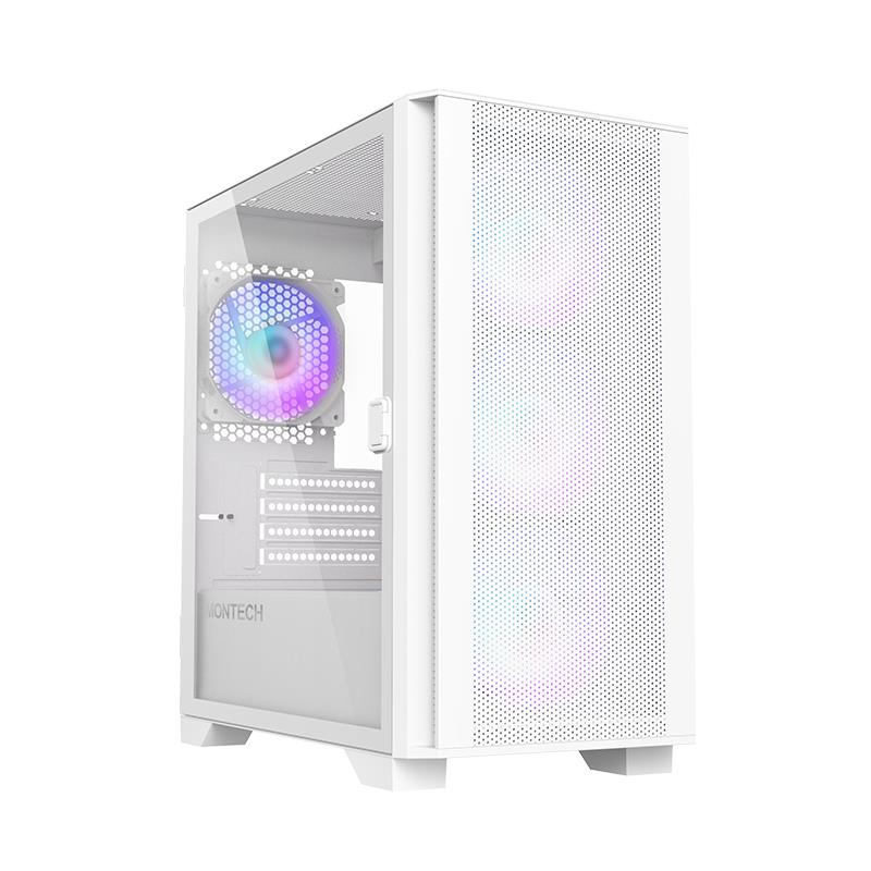 Kompiuterio korpusas Montech Air 100 ARGB MidiTower baltas