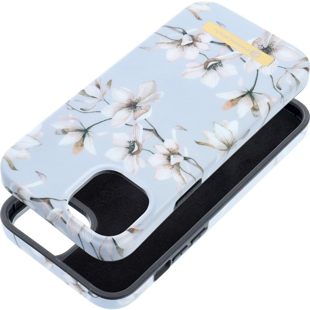 FORCELL F-PROTECT Mirage dėklas telefonui suderinamas su MagSafe IPHONE 15 Plus pavasario gėlės